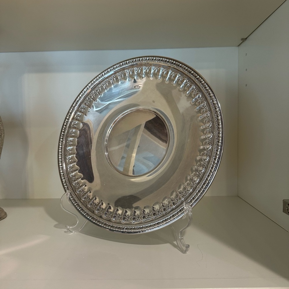 Reed & Barton Silverplate Round Tray